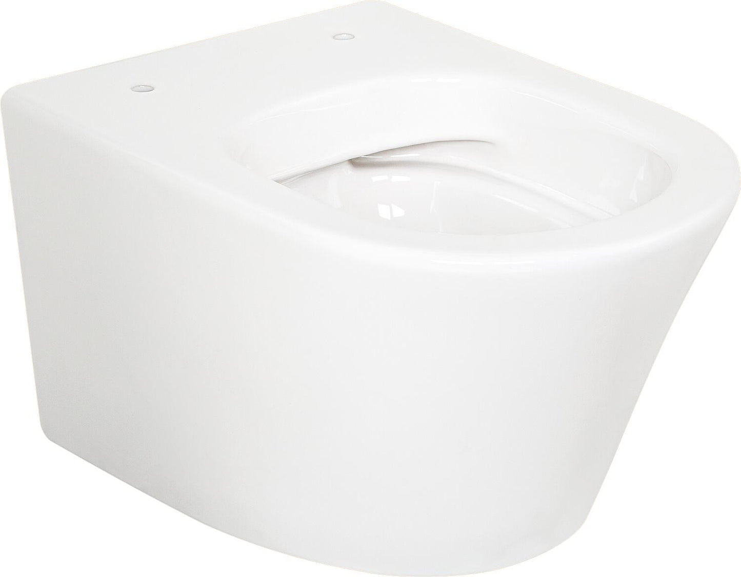 Amur wall-hung, deep-flush toilet, WxHxD: 360x350x530 mm, rimless, ceramic, white
