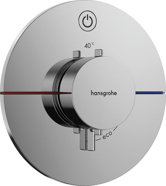 Hansgrohe ShowerSelect Comfort S concealed thermostat, complete set, 1 outlet, chrome
