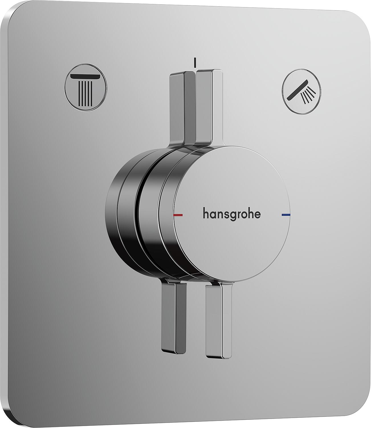 Hansgrohe DuoTurn S 2 concealed mixer