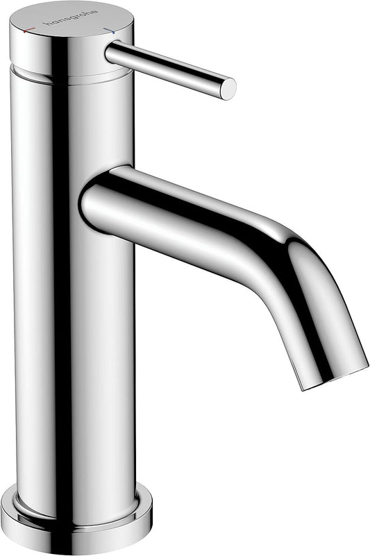 Hansgrohe 80 Tecturis S basin mixer, 108 mm projection, CoolStart, without waste fitting, chrome