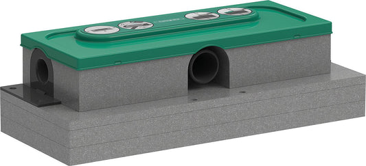 Hansgrohe uBox universal base unit for shower channel, for flat installation