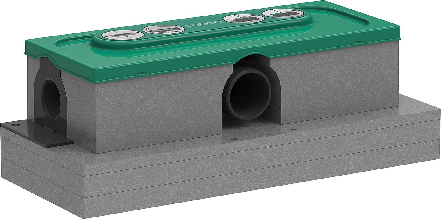 Hansgrohe uBox universal base body for shower channel, for standard installation