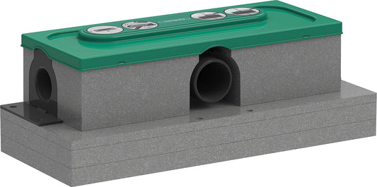 Hansgrohe uBox universal base body for shower channel, for standard installation