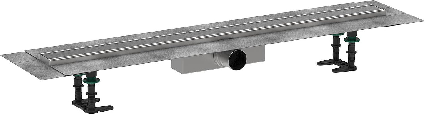 Hansgrohe RainDrain Compact complete set for standard installation, brushed stainless steel, 1200