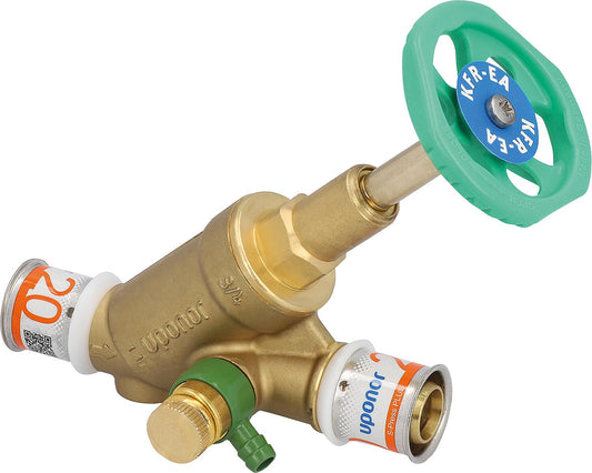 Uponor S-Press PLUS angle seat valve with backflow preventer DN40 (1 1/2")