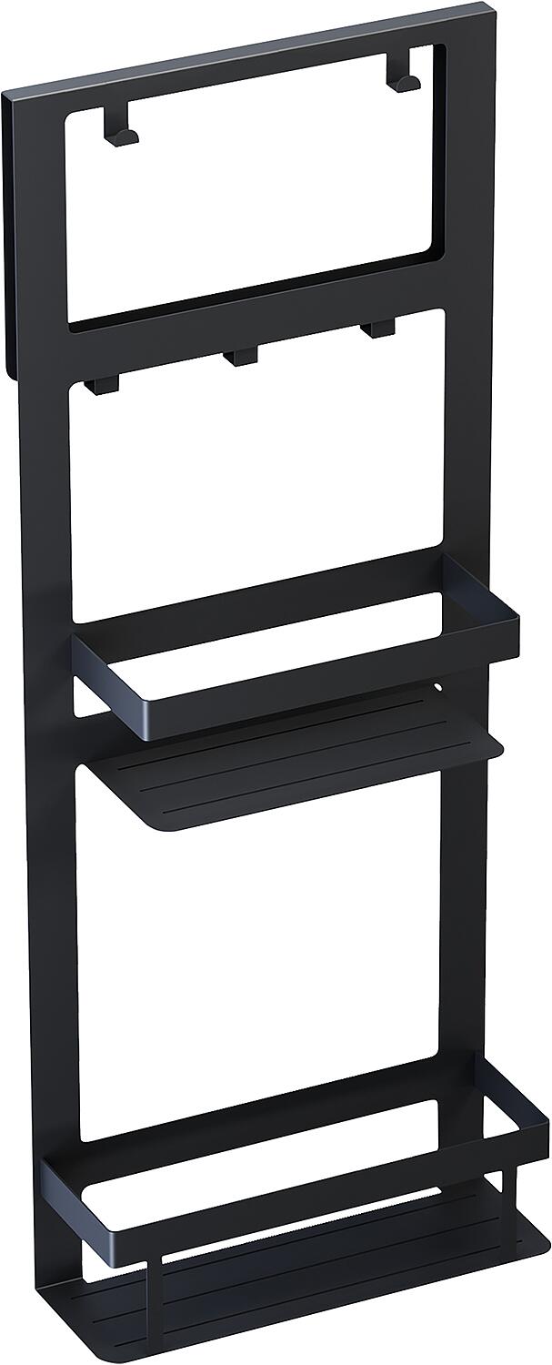 Swakop hanging basket for shower cubicles, black, 250x760mm
