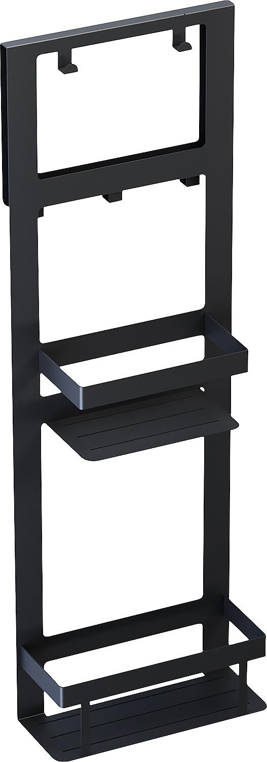 Swakop hanging basket for shower cubicles, black, 250x760mm