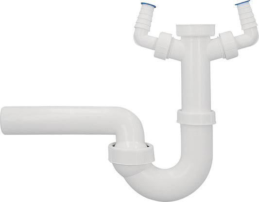 Siphon d'évier Dallmer type 100/2, DN40 (1 1/2")