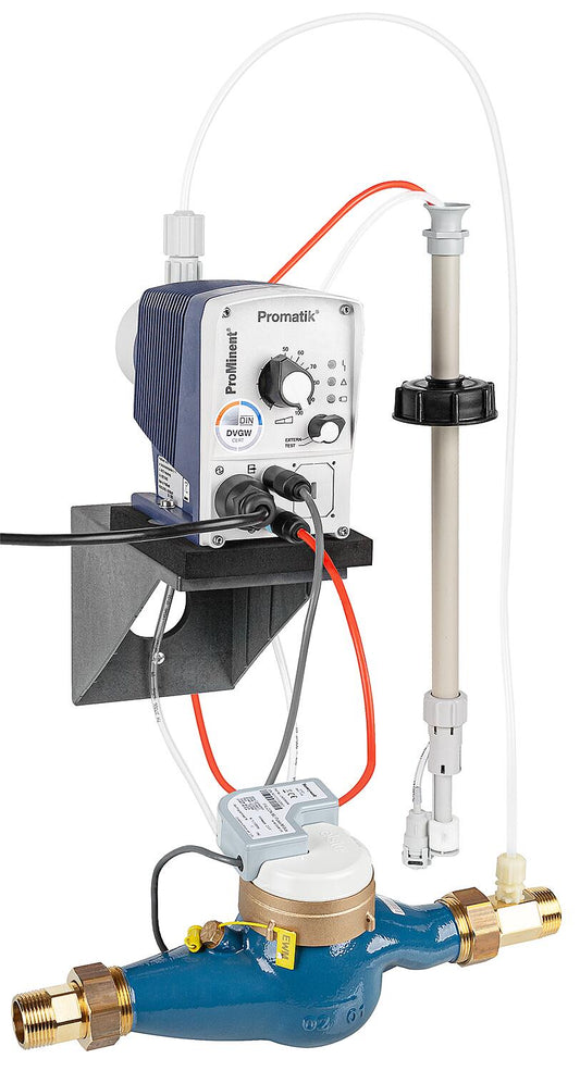 Station de dosage pour le post-traitement de l'eau potable FIDO® MAT S