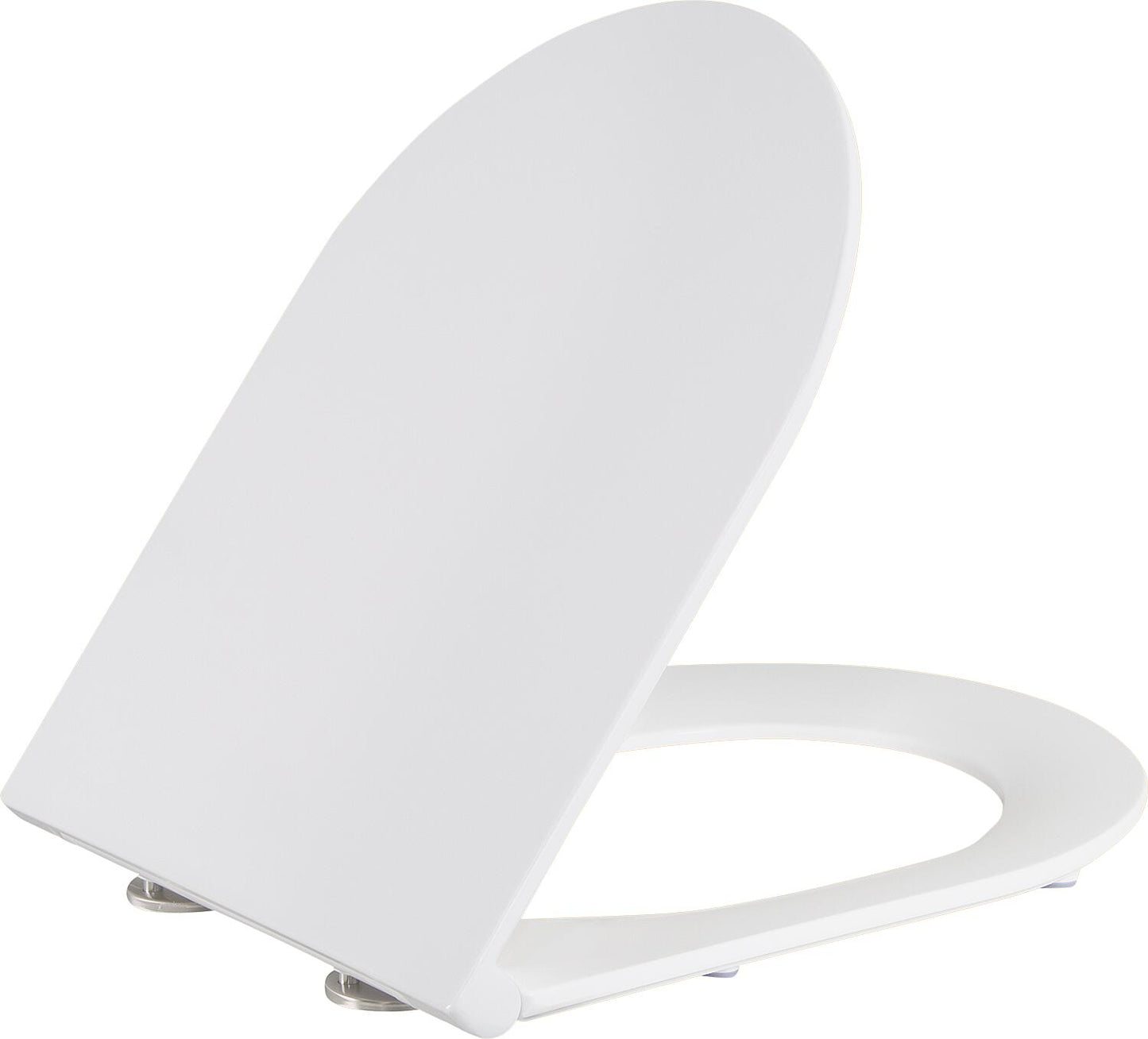 Abattant de toilette compact Amur en duroplast, à fermeture amortie, compatible avec le modèle 93 242 13