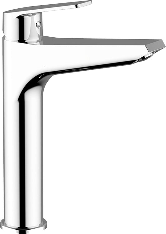 Mitigeur de lavabo Gastona, saillie de 152 mm, version haute sans bonde, chromé