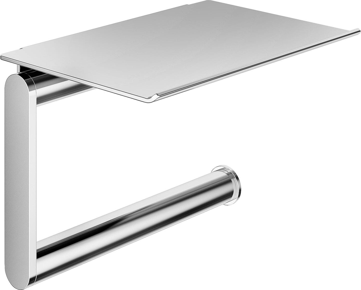 Papierrollenhalter Hewi System 900, mit Ablage, chrom