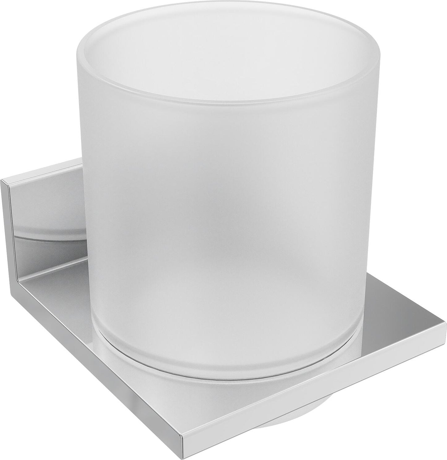 Glashalter Hewi System 900 Q mit Wandhalter, chrom