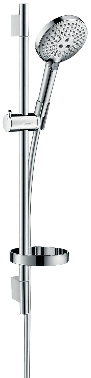 Brause-Set Hansgrohe Raindance Select S 120 EcoSmart Unica`S Puro 650mm, 3 Strahlarten ø: 125mm, chrom