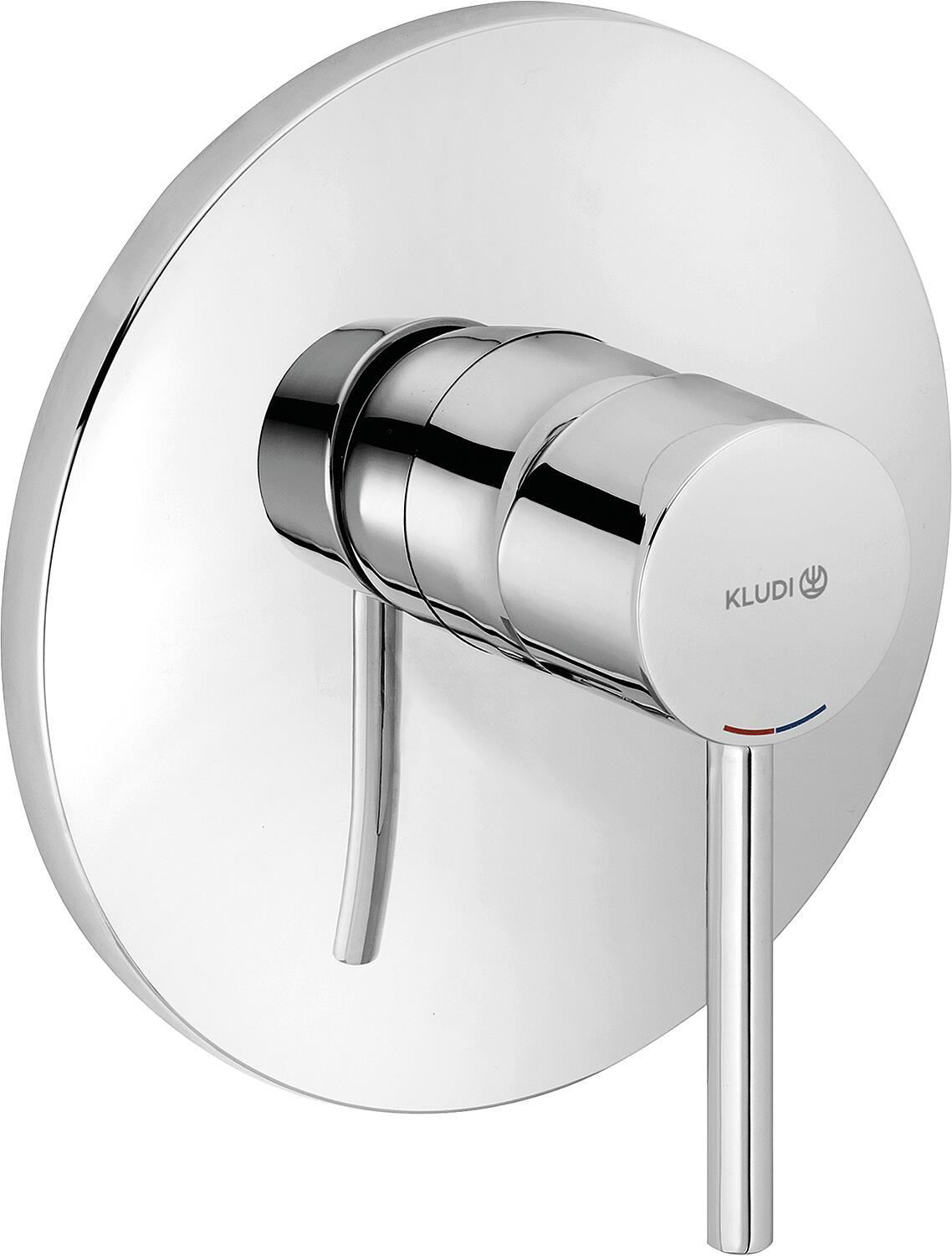 Concealed shower mixer Kludi Bozz rosette Ø 170 mm, chrome