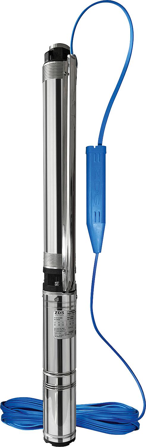 Deep well pump ZDS QPGO.P.5-13.30.DRP made of stainless steel/technopolymer