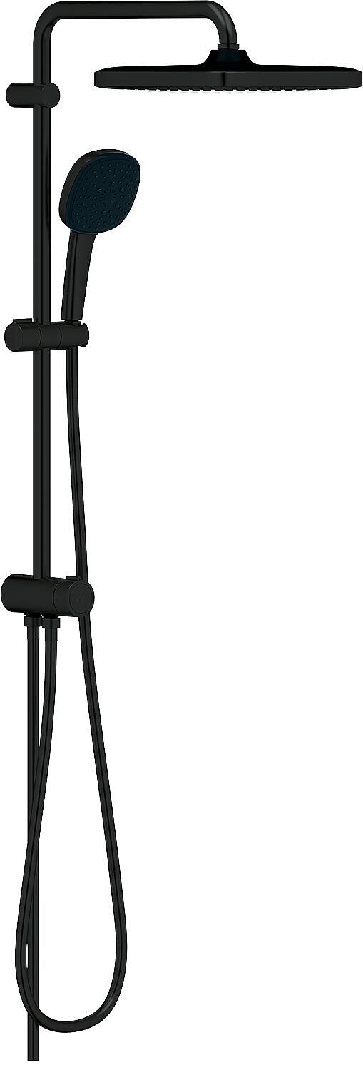 Brause-System Grohe Tempesta 250 Cube, ohne Armatur, matte black