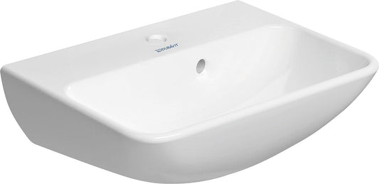 Lavabo Duravit ME de Starck, 450 x 155 x 320 mm, 1 trou de robinetterie avec trop-plein