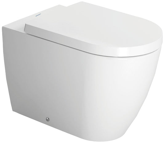 WC sur pied Duravit ME de Starck, à chasse d'eau profonde avec technologie WonderGliss, 370 x 400 x 600 mm, cuvette semi-ouverte, sortie horizontale