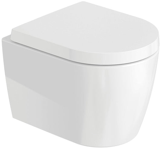 WC suspendu Duravit ME de Starck Compact 370 x 350 x 480 mm sans bride