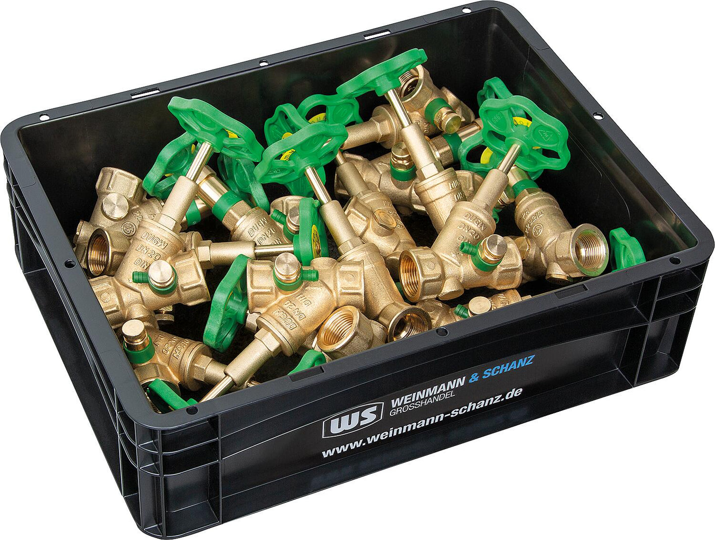 Vannes à siège incliné DN20 (3/4") Pack économique de 15 pièces + boîte WS gratuite !