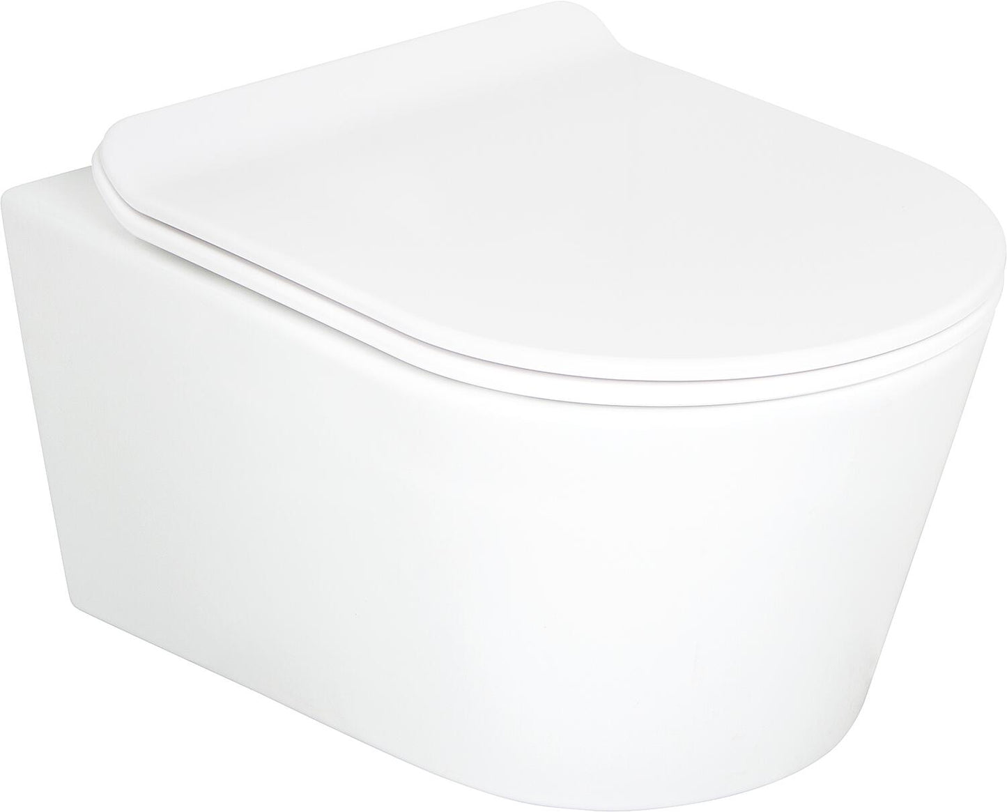 Combi-Pack Kuraika Wand-Tiefspül WC Spülrandlos und WC-Sitz Kapuas Sandwich softclose