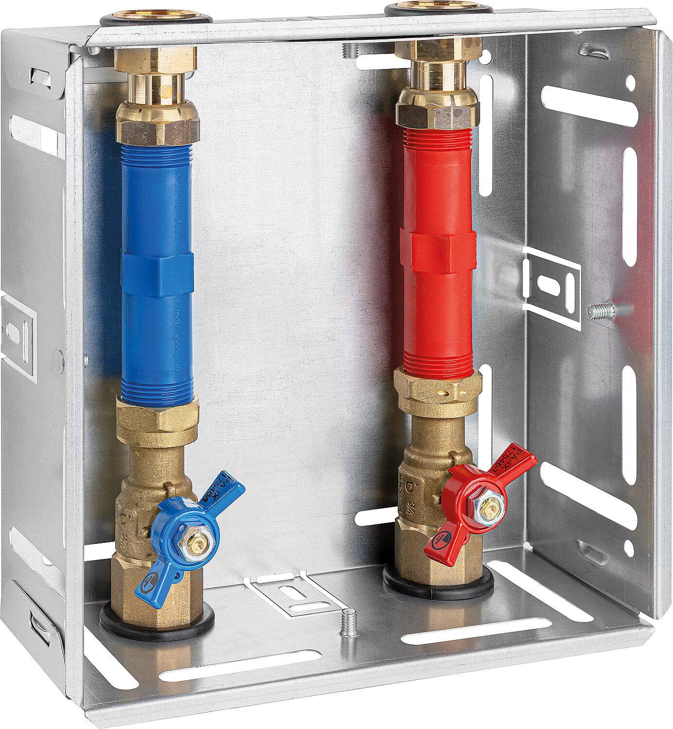 Water station red brass MSM-2LN110RG-KH-oA for 110mm water meter DN20 (3/4")
