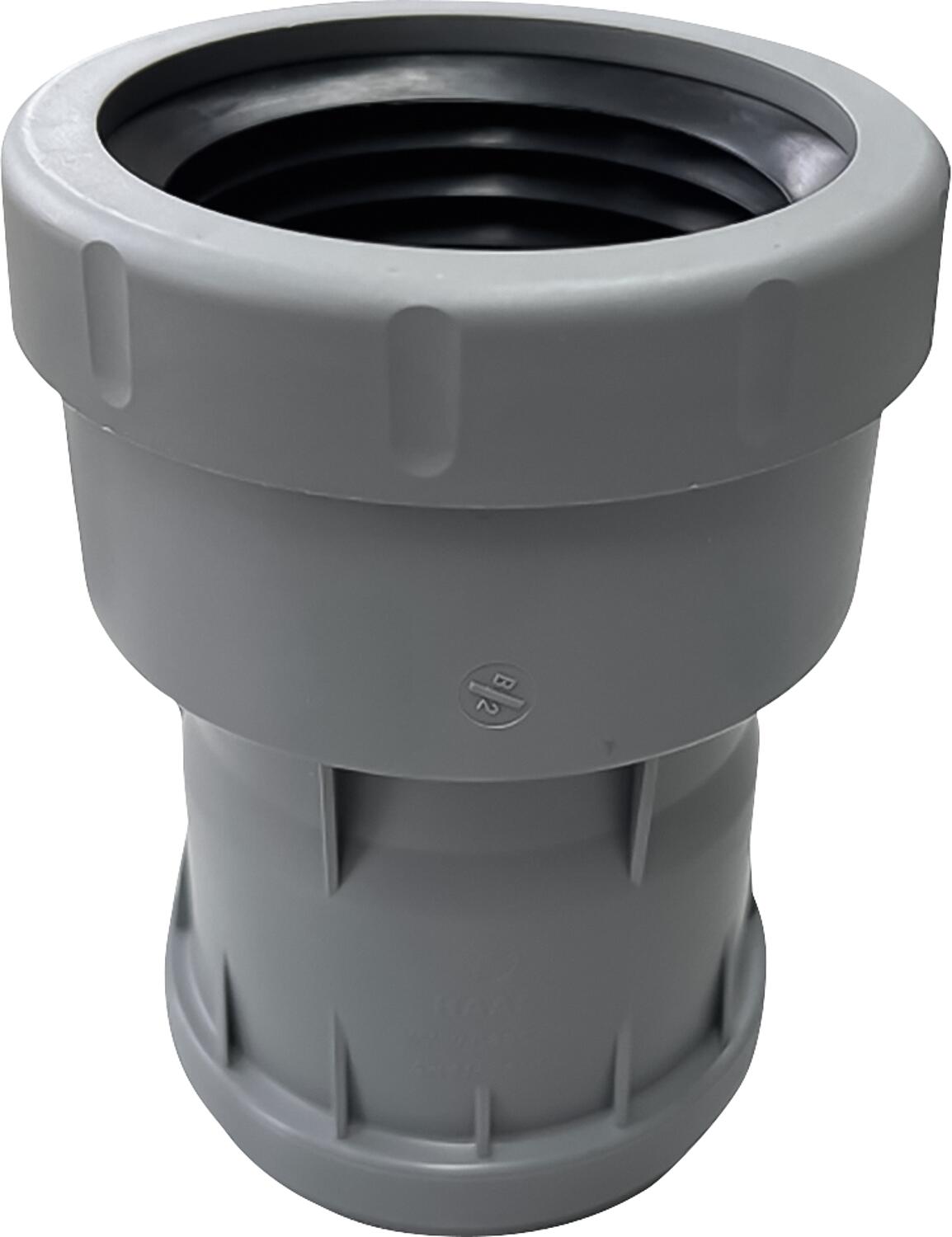 HT/SML pipe connector HT DN110 / SML DN100, gray