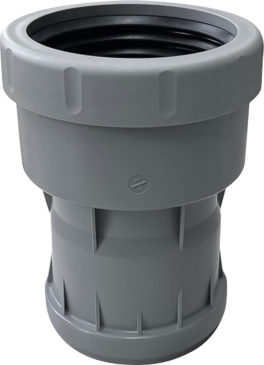 HT/SML pipe connector HT DN110 / SML DN100, gray