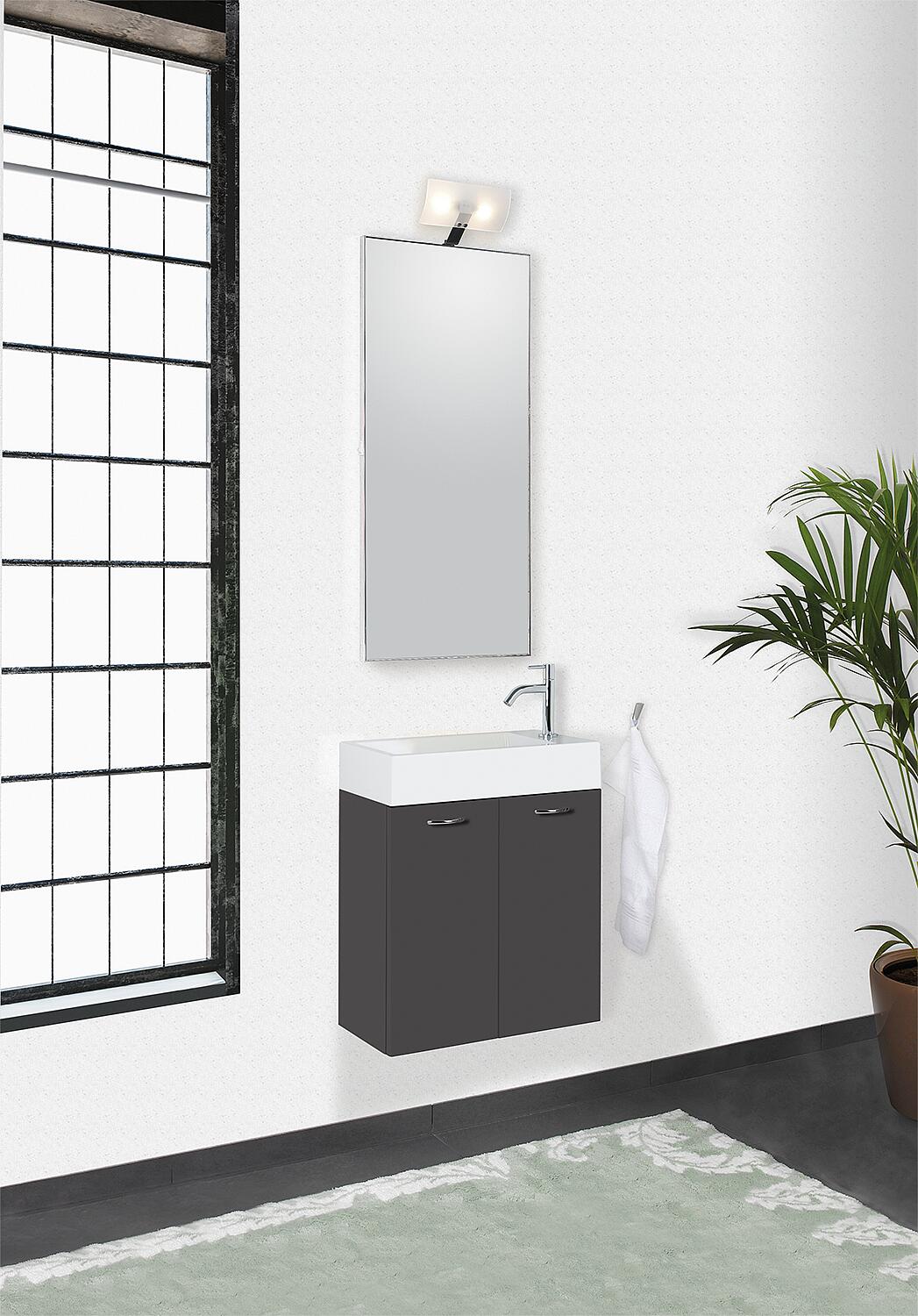 ENISAR bathroom furniture set, Thea oak