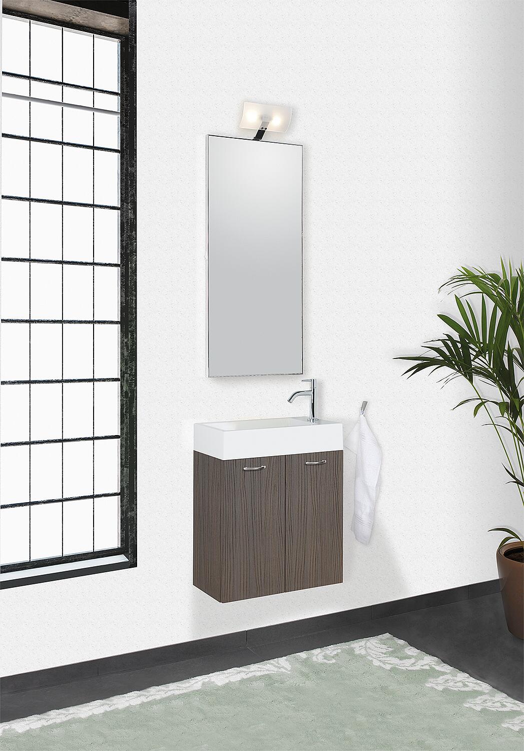 ENISAR bathroom furniture set, Thea oak