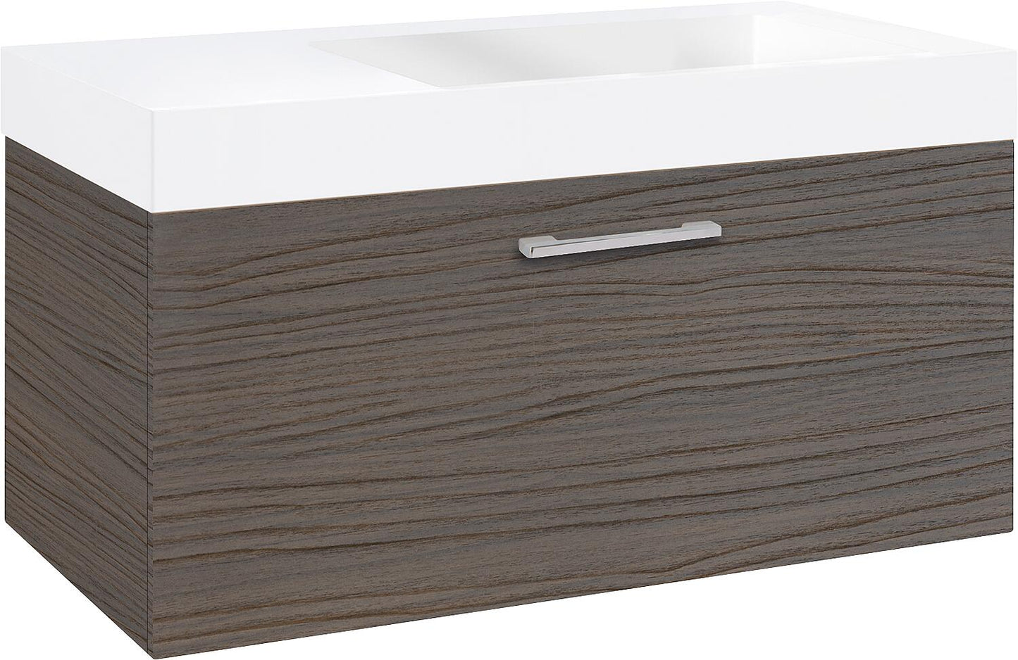 Chauffe-eau en fonte minérale WTU+ELISA, chêne Thea, 1 tiroir, 905 x 534 x 505 mm