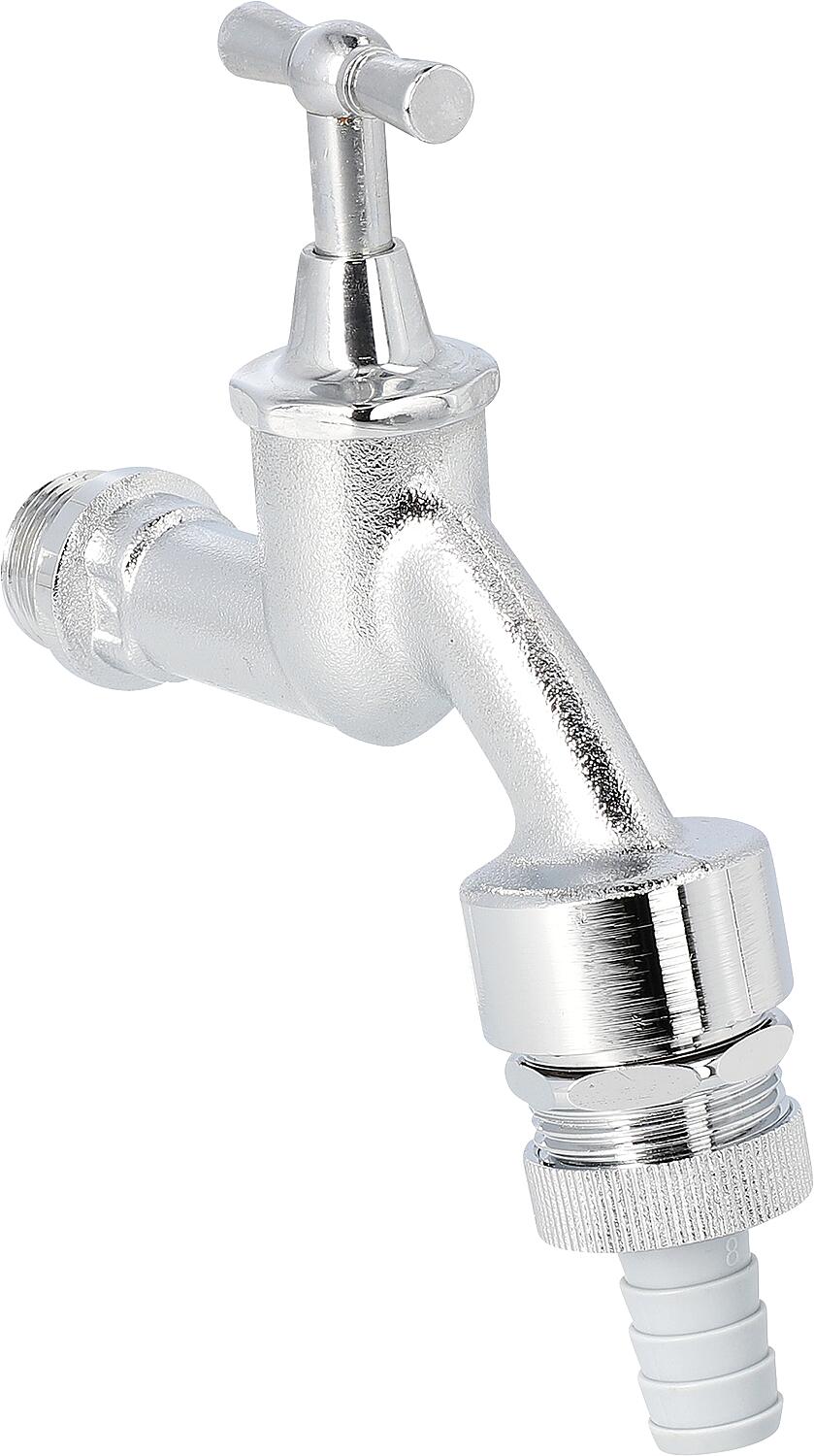 Robinet de sortie Schell avec poignée à levier, évent de tuyau et dispositif anti-retour