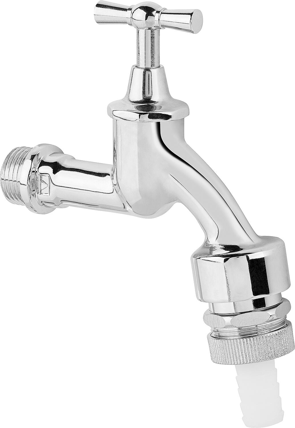 Robinet de sortie Schell avec poignée à levier, évent de tuyau et dispositif anti-retour