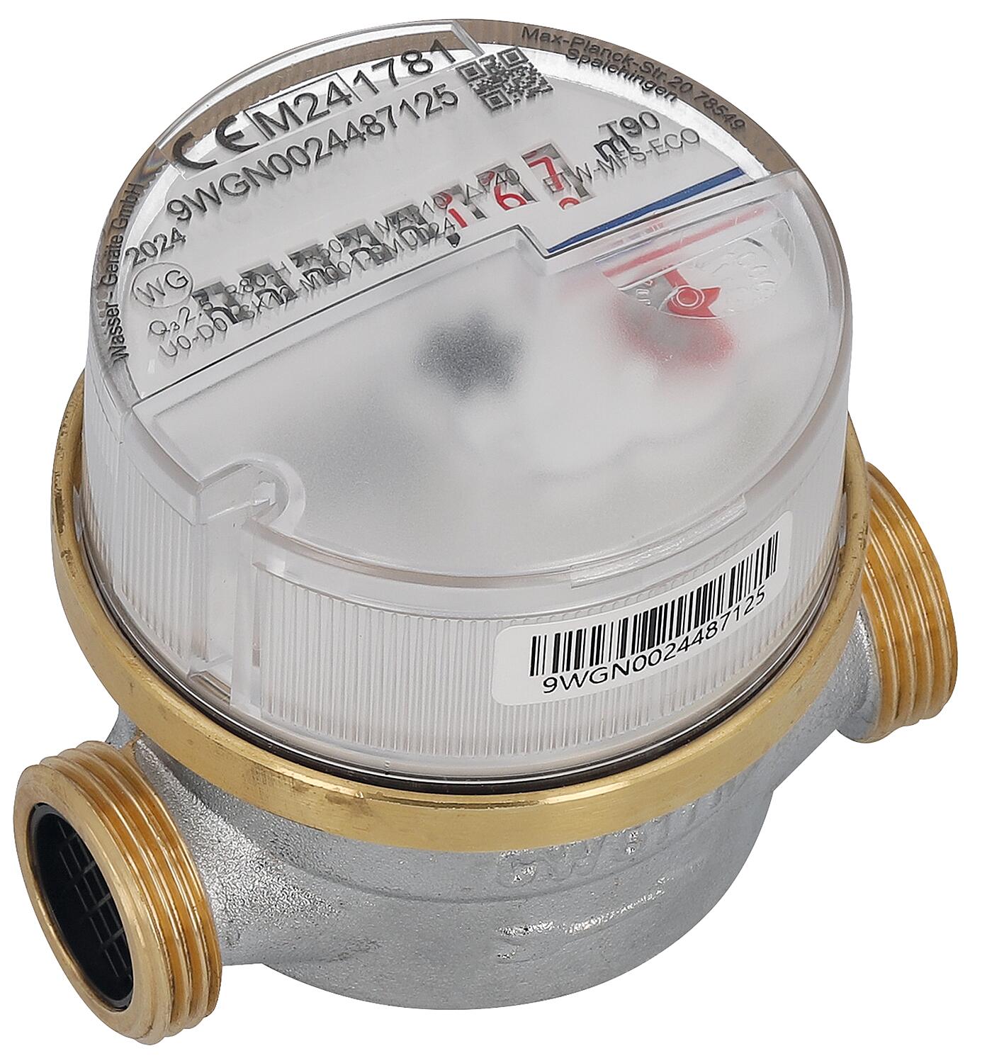 Compteur d'eau d'appartement, appareil de traitement de l'eau 2 en 1 ETW-ECO