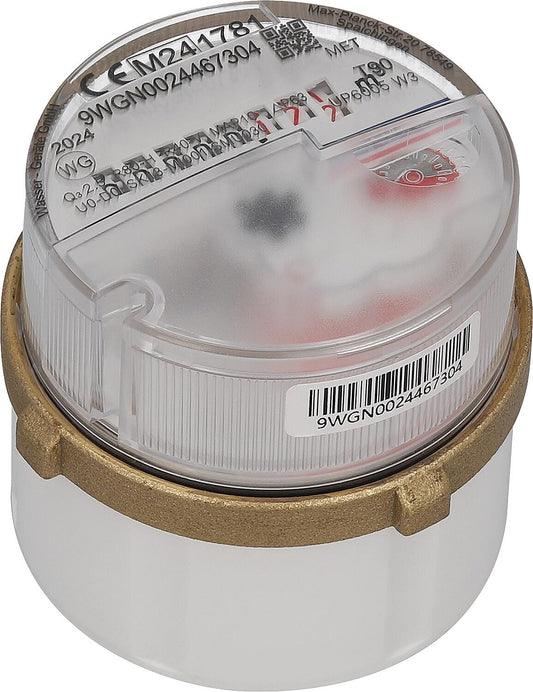 KW/WW measuring capsule meter M64x2, Qn 1.5, Metrona Brunata 307/2