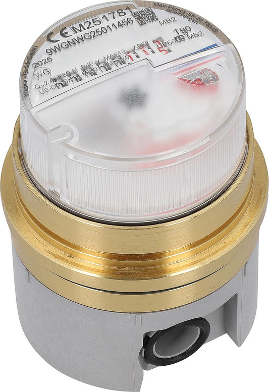 KW/WW measuring capsule meter M80x1.5, Qn 1.5, Minol MB 2