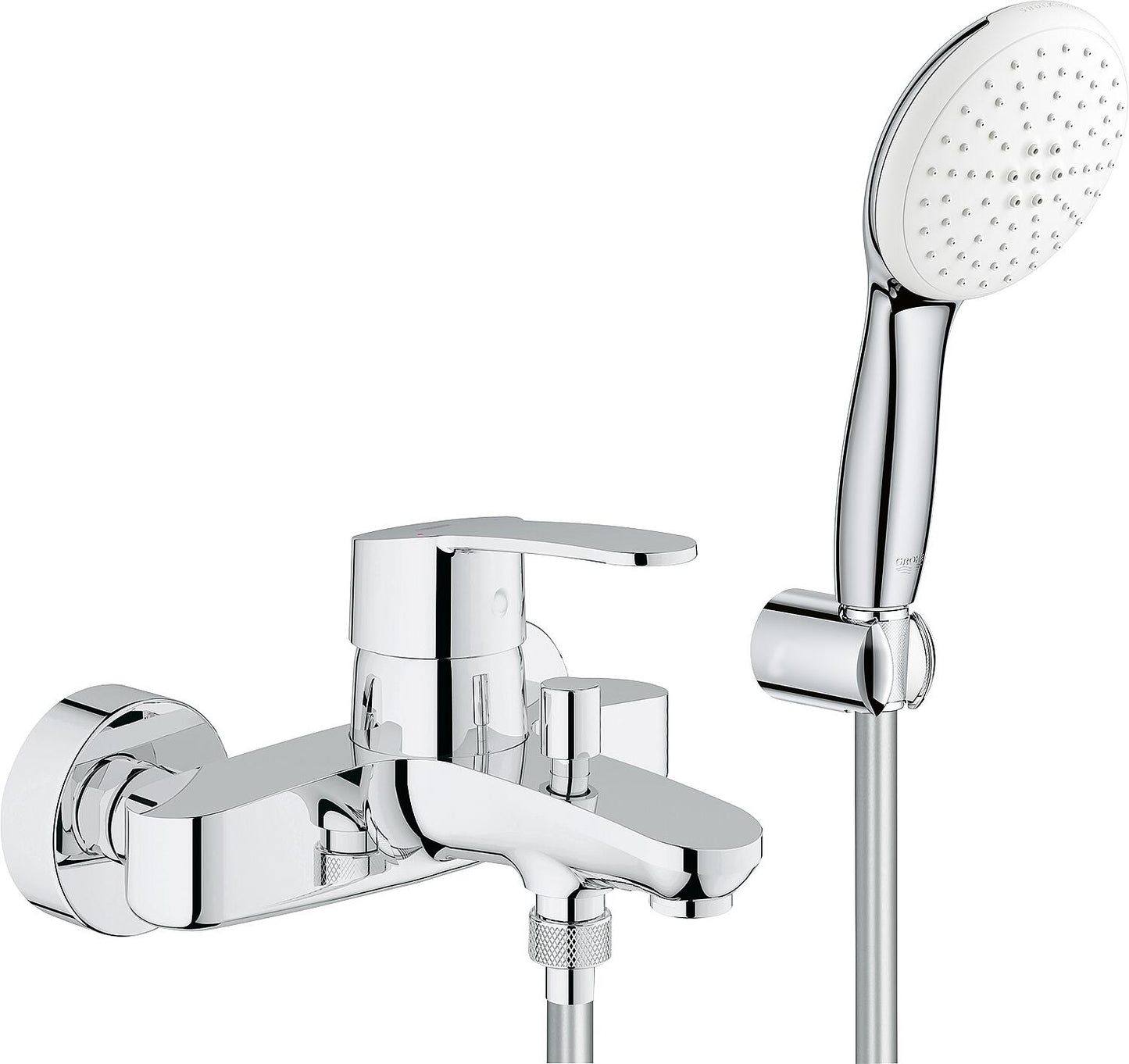 Grohe Eurostyle Cosmopolitan bath mixer set with Tempesta 110 hand shower, chrome