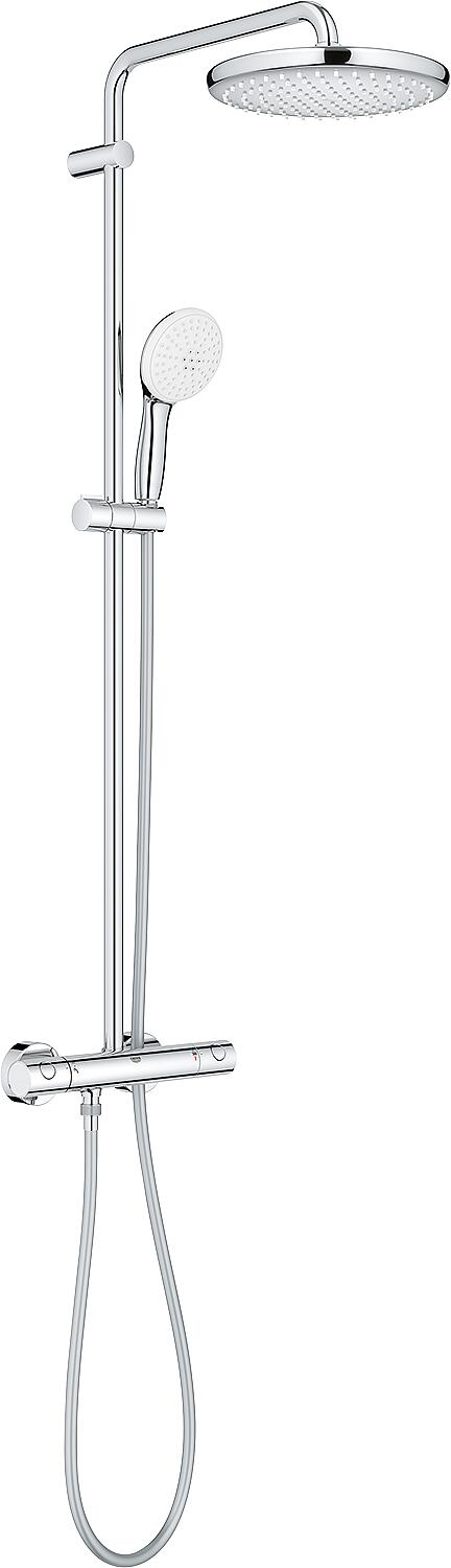 Brause-System Grohe Tempesta Cosmopolitan 250, mit Thermostatbatterie, chrom
