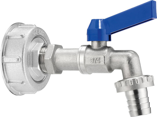 IBC Adapter Set Geka plus mit Kugelauslaufventil