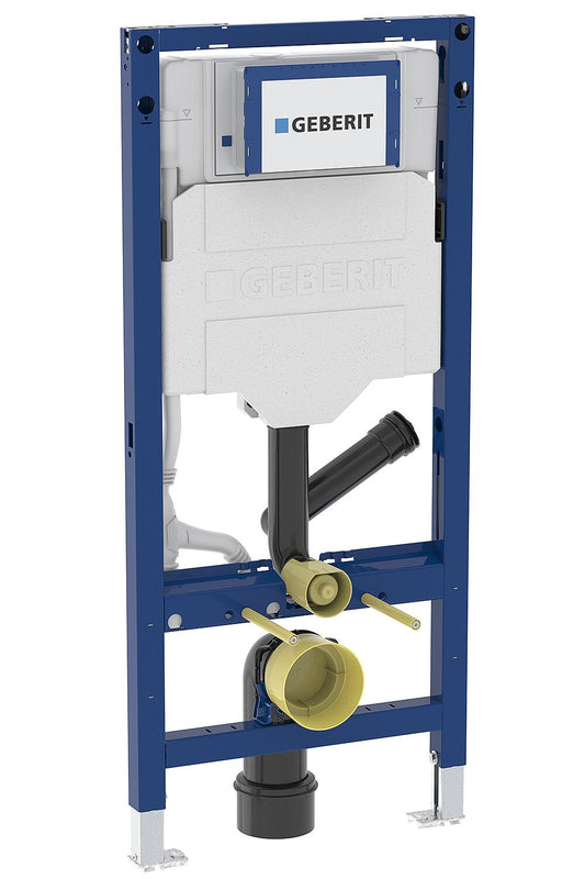 Duofix Element für Wand-WC, 112cm mit Sigma UP-SPK 12cm, für Geruchsabsaugung/Abluft