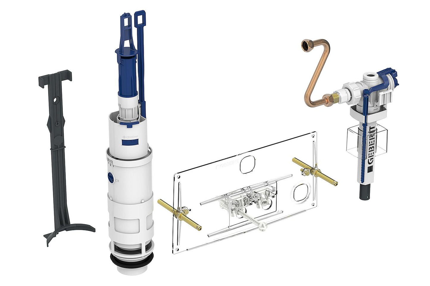 Kit de conversion pour double chasse d'eau vers réservoir encastré Geberit modèle 10.400 / 10.800