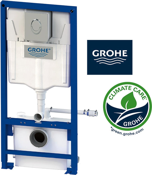 WC UP Element mit Hebeanlage Saniwall Pro UP Glas