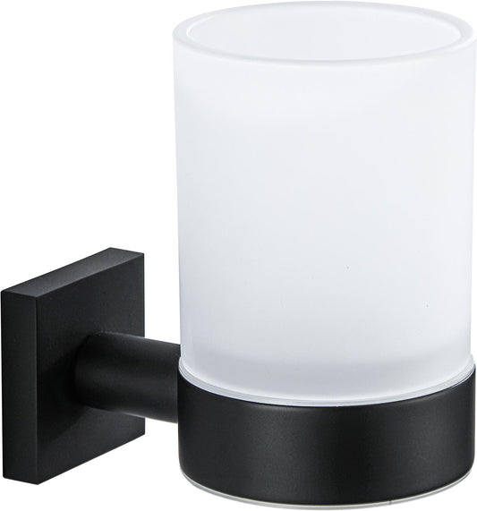 Glass holder Elean nero brass black