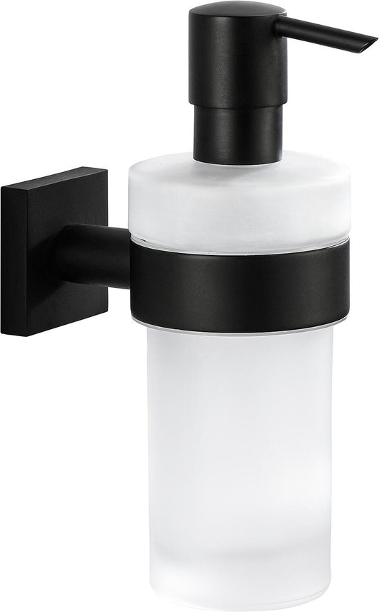 Elean nero liquid soap dispenser, brass, black