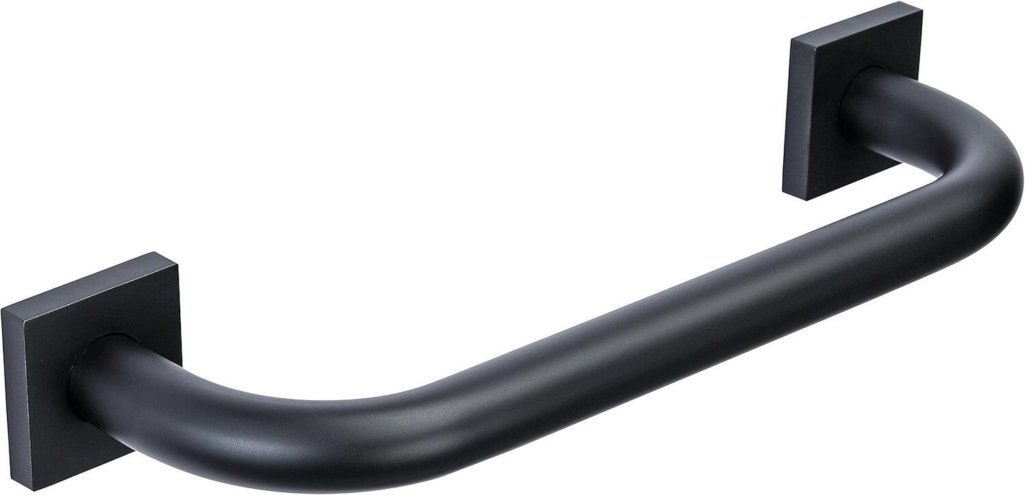 Elean nero bathtub handle, brass, black