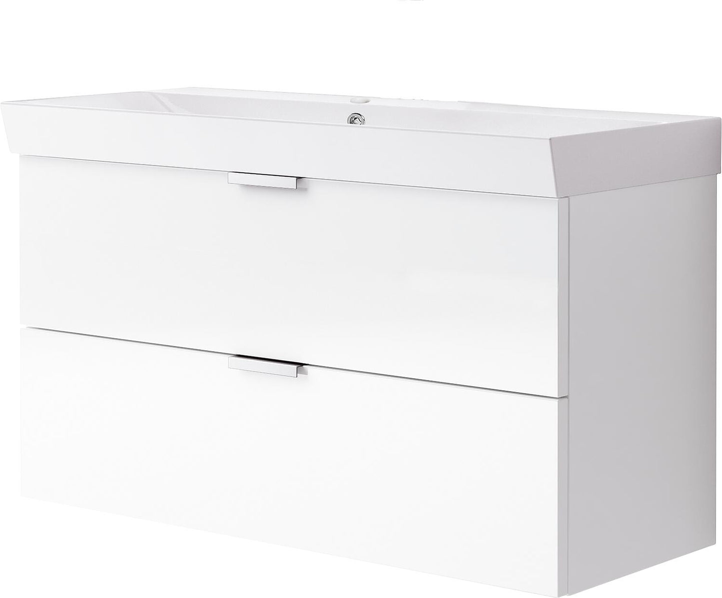 Meuble de rangement WTU+Céramique WT EBSI chêne Arlington 2 tiroirs 970x590x400 mm