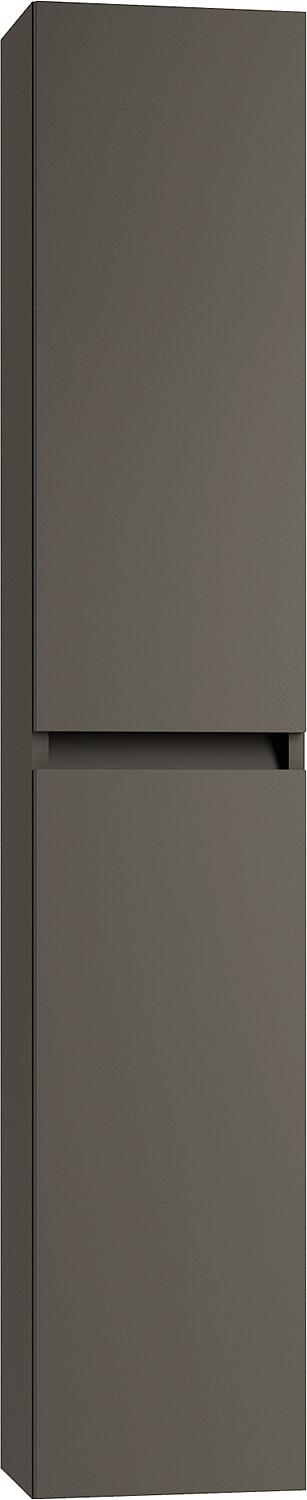 Kora 2.0 tall cabinet with 2 doors, anthracite matt lacquered, 300x1600x270mm