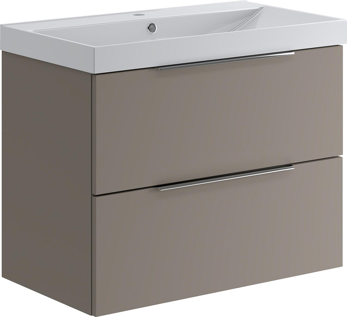 Meuble WTU+Céramique WT BALI 2.0 Bois de tigre 2 tiroirs Largeur 810 mm