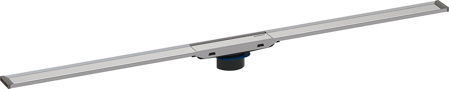 CleanLine20 shower channel 300-1100mm, brushed stainless steel frame
